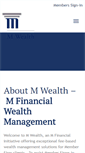 Mobile Screenshot of mfinwealth.com