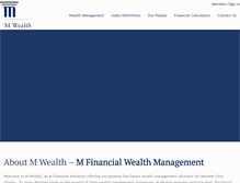 Tablet Screenshot of mfinwealth.com